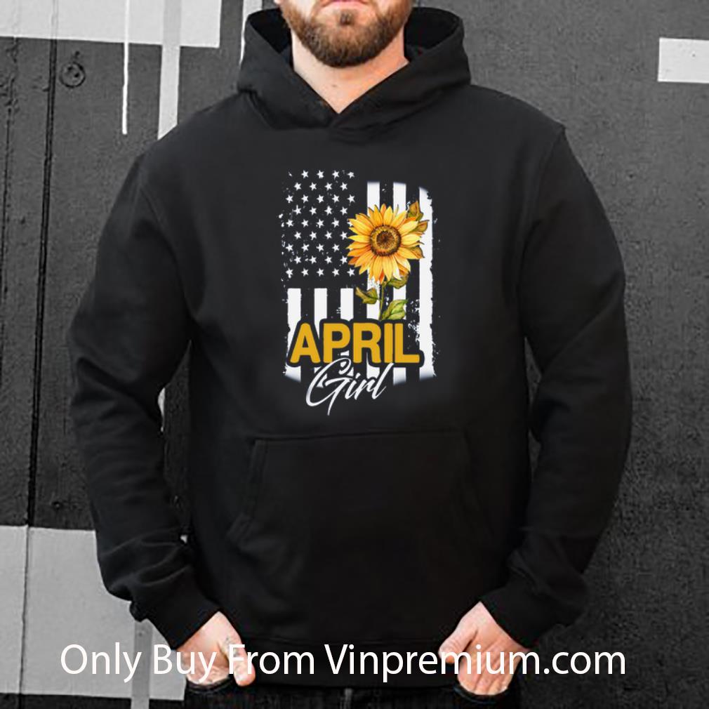 51748ce3 official american flag sunflowers april girl shirt 4 - Official American Flag Sunflowers April Girl shirt