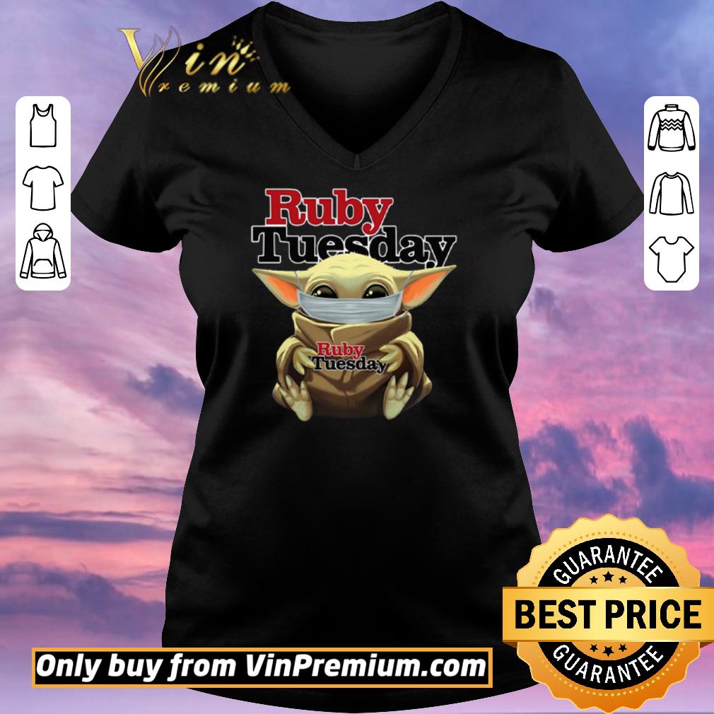 Original Baby Yoda Face Mask Ruby Tuesday shirt sweater Original Baby Yoda Face Mask Ruby Tuesday shirt sweater