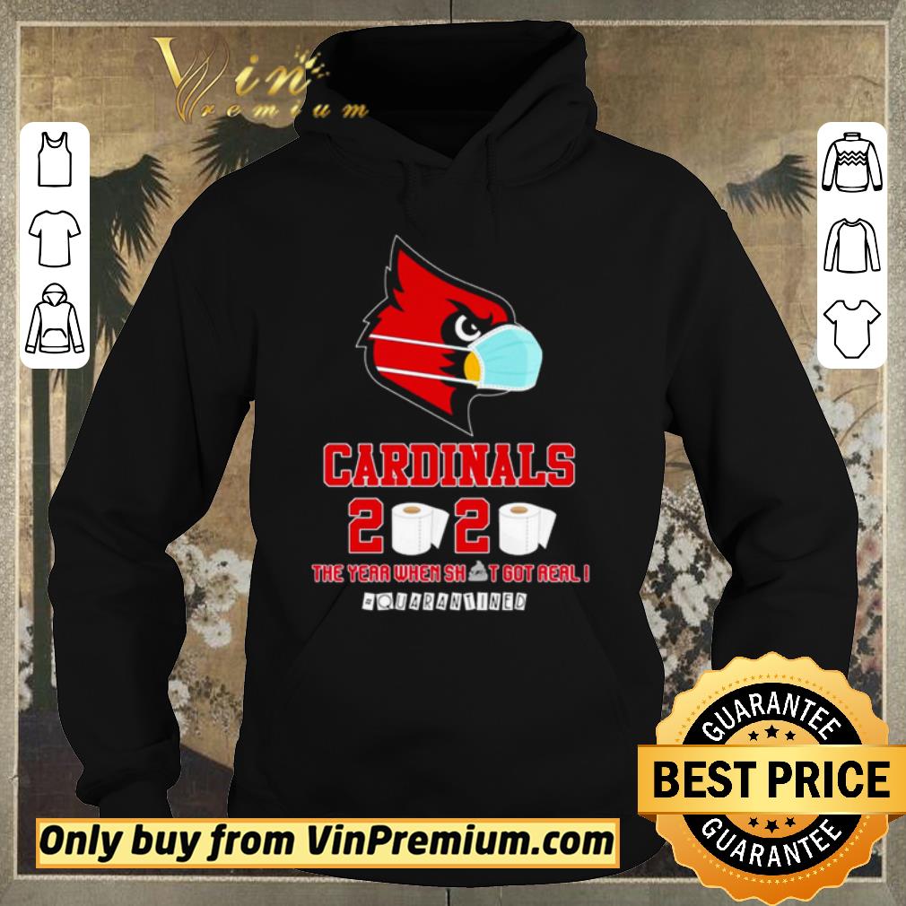 5324ffbc premium louisville cardinals the year when shit got real quarantined shirt sweater 4 - Premium Louisville Cardinals the year when shit got real #quarantined shirt sweater