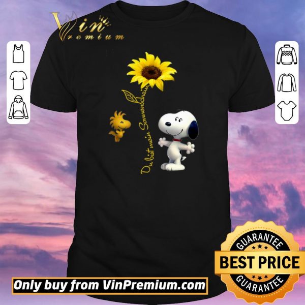 Hot Snoopy Sunflower Dubist Somenschein shirt sweater
