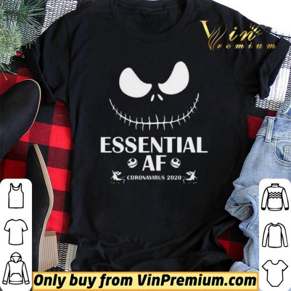 Jack Skellington Essential Af Coronavirus 2020 shirt sweater