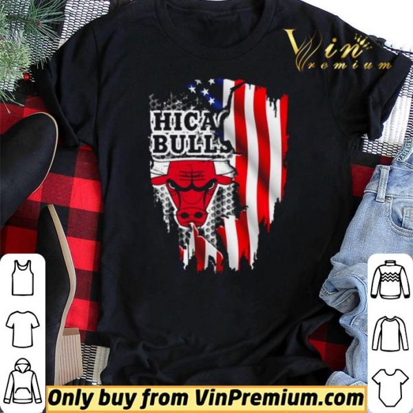 Chicago Bulls American Flag shirt sweater