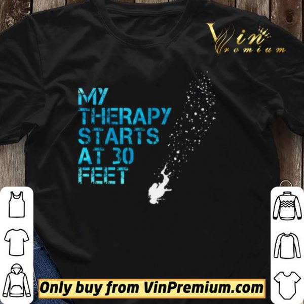 Diver My Therapy Starts At 30 Feet shirt sweater