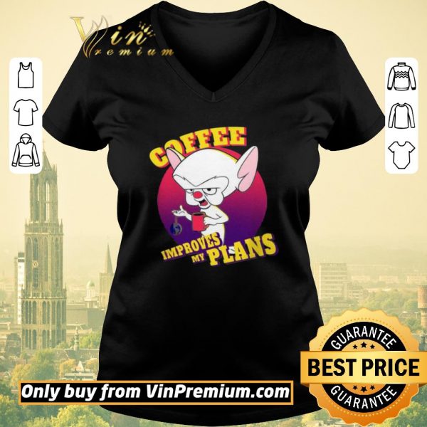Official Mouse Coffee Improves My Plans shirt sweater