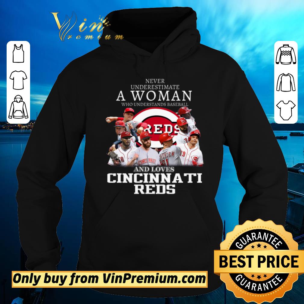 67770c3c premium never underestimate a woman who understands baseball and loves cincinnati reds shirt sweater 4 - Premium Never Underestimate A Woman Who Understands Baseball And Loves Cincinnati Reds shirt sweater