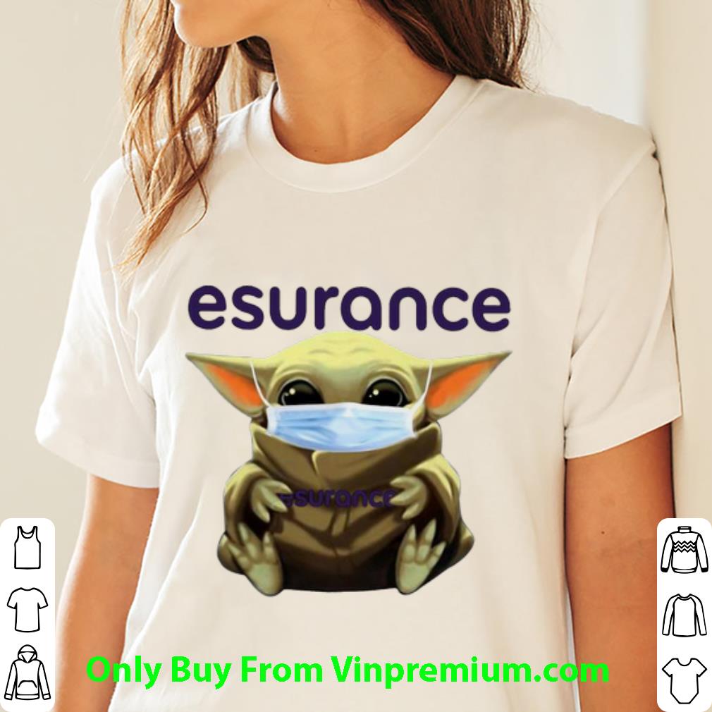 Original Star Wars Baby Yoda Mask Hug Esurance shirt Original Star Wars Baby Yoda Mask Hug Esurance shirt