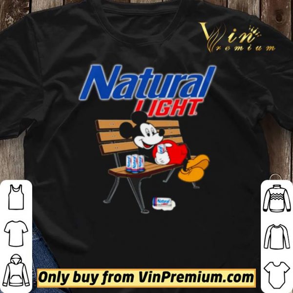 Mickey Mouse drink Natural Light shirt sweater