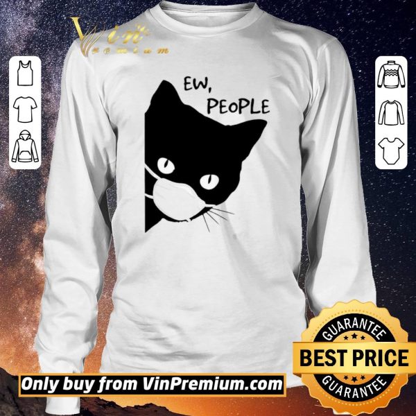 Official Black Cat Mask Ew People shirt sweater