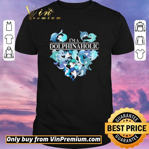 Official I'm A Dolphin Aholic Heart shirt sweater