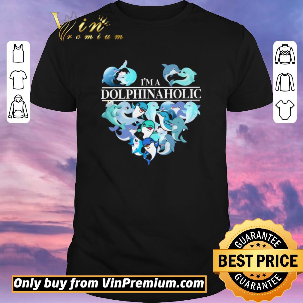 Official I'm A Dolphin Aholic Heart shirt sweater