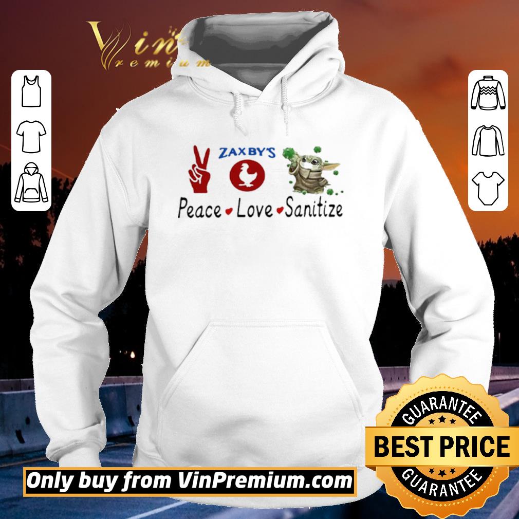 785e52e5 official baby yoda peace love sanitize zaxbys 2020 shirt sweater 4 - Official Baby yoda peace love sanitize zaxbys 2020 shirt sweater