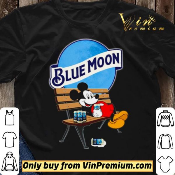 Mickey Mouse drink Blue Moon shirt sweater