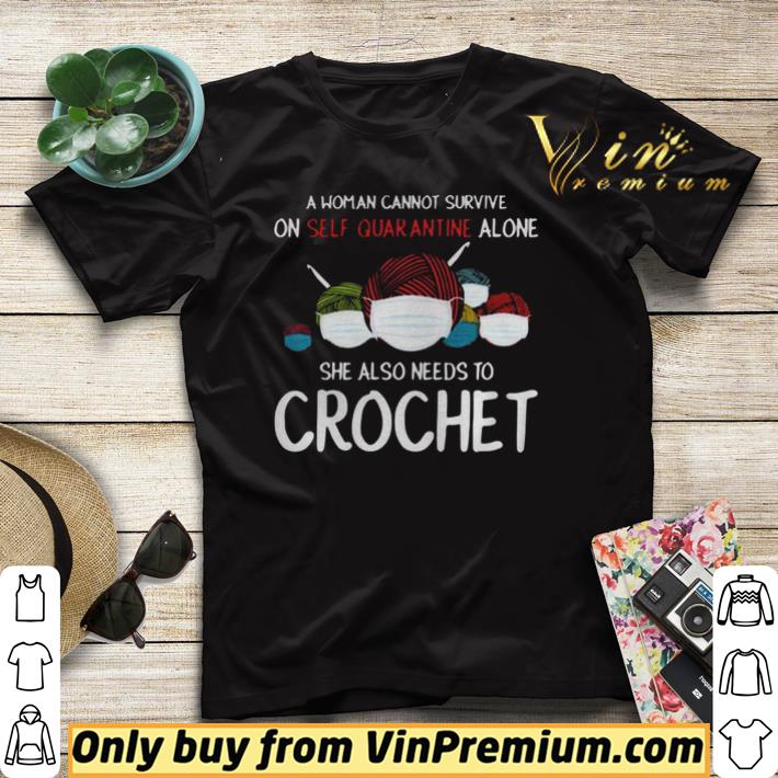 A Woman Cannot Survive On Self Quarantine Crochet shirt sweater 7e9fb6d4 a woman cannot survive on self quarantine crochet shirt sweater 4 - A Woman Cannot Survive On Self Quarantine Crochet shirt sweater