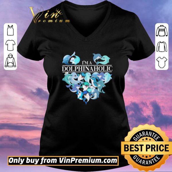 Official I'm A Dolphin Aholic Heart shirt sweater
