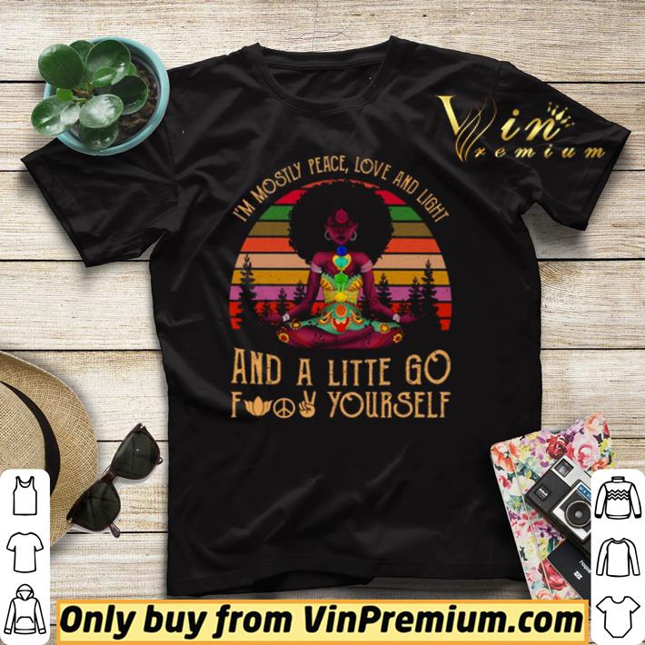 8147473c black girl yoga im mostly peace love and light and a little go fuck yourself shirt sweater 4 - Black Girl Yoga Im Mostly Peace Love And Light And A Little Go Fuck Yourself shirt sweater