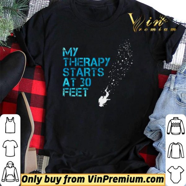 Diver My Therapy Starts At 30 Feet shirt sweater