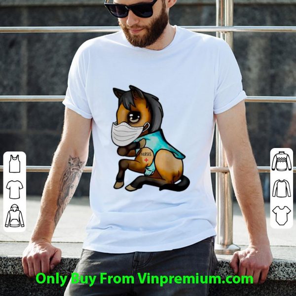 Premium Horse Tattoos Nurse Mask Covid-19 shirt