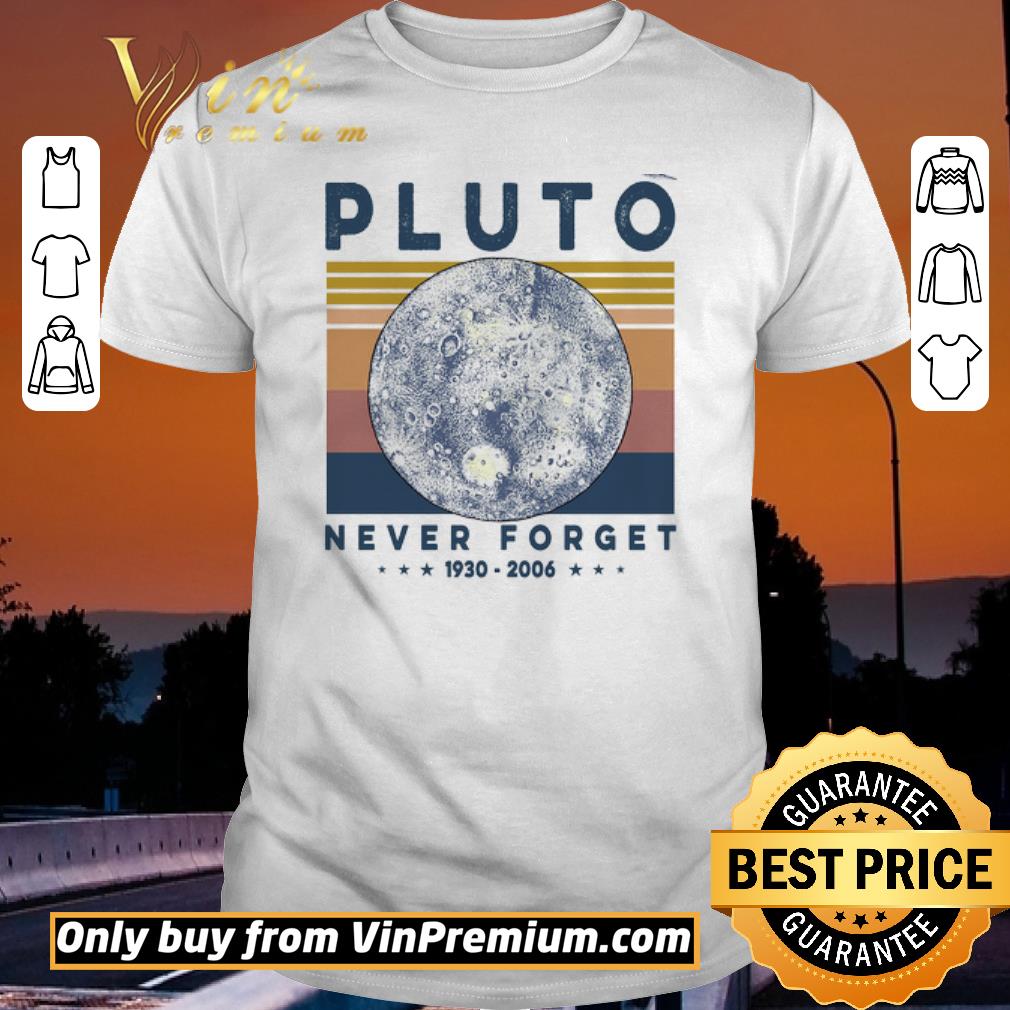 Pretty Pluto Never Forget 1930 2006 Vintage shirt sweater