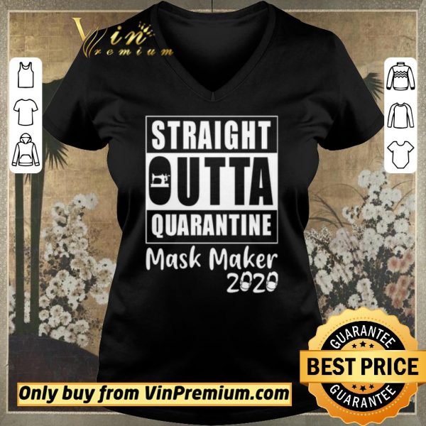 Awesome Straight outta quarantine mask maker 2020 shirt sweater