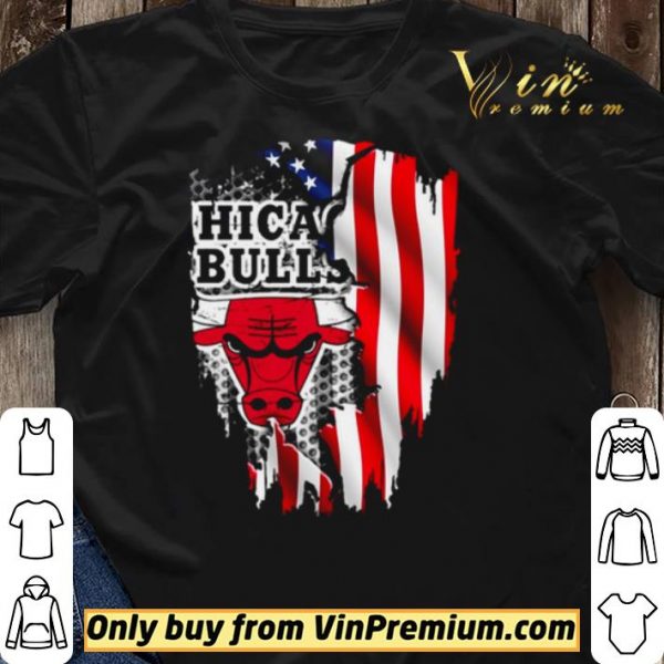 Chicago Bulls American Flag shirt sweater