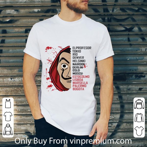 Hot El Profesor – Bella Ciao Palermo Bogota shirt
