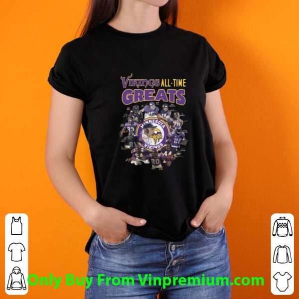 Premium Minnesota Vikings All-time Greats Signatures shirt