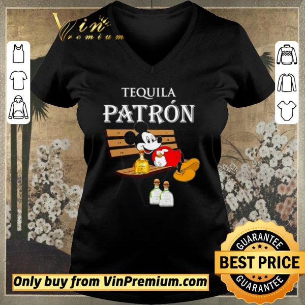 Original Mickey Mouse drink Tequila Patron shirt sweater