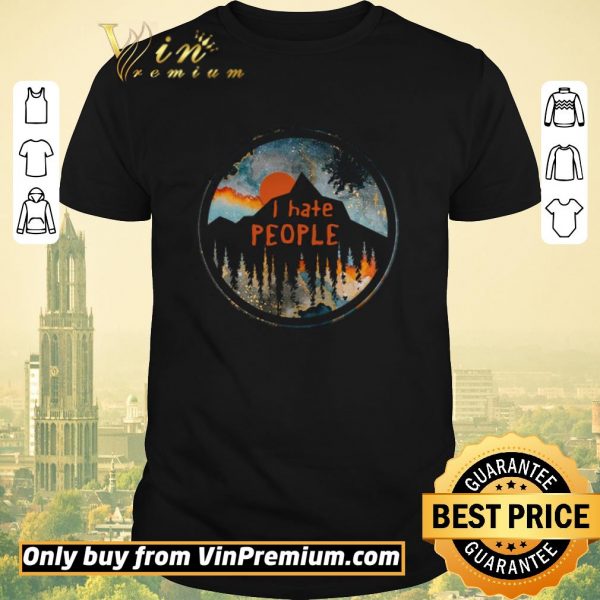 Premium Sunset I Hate People shirt sweater