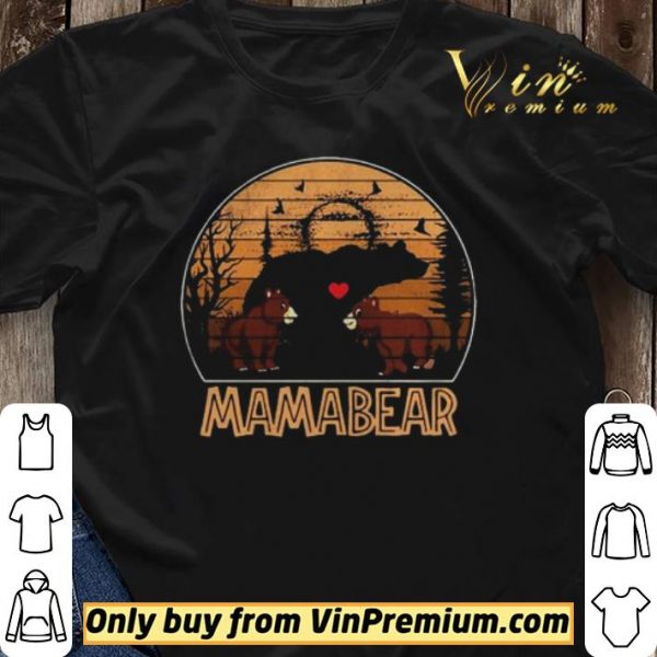 Mama Bear Vintage Sunset Mother Day shirt sweater