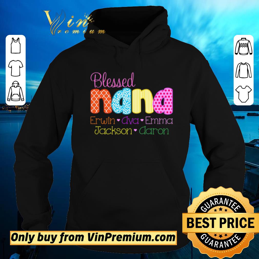 9c4f0293 premium blessed nana erwin ava emma jackson aaron shirt sweater 4 - Premium Blessed Nana Erwin Ava Emma Jackson Aaron shirt sweater