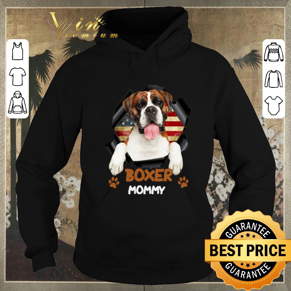 Awesome Boxer Mommy American Flag shirt sweater 4 - Awesome Boxer Mommy American Flag shirt sweater