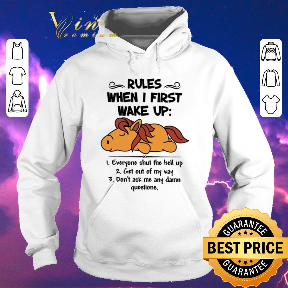 Awesome Unicorn Rules When I First Wake Up Everyone Shut The Hell Up shirt sweater Awesome Unicorn Rules When I First Wake Up Everyone Shut The Hell Up shirt sweater 4 - Awesome Unicorn Rules When I First Wake Up Everyone Shut The Hell Up shirt sweater