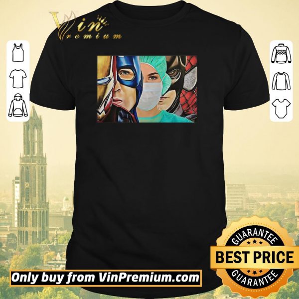 Hot Iron Man Captain Batman Spiderman Nurse Superhero shirt sweater