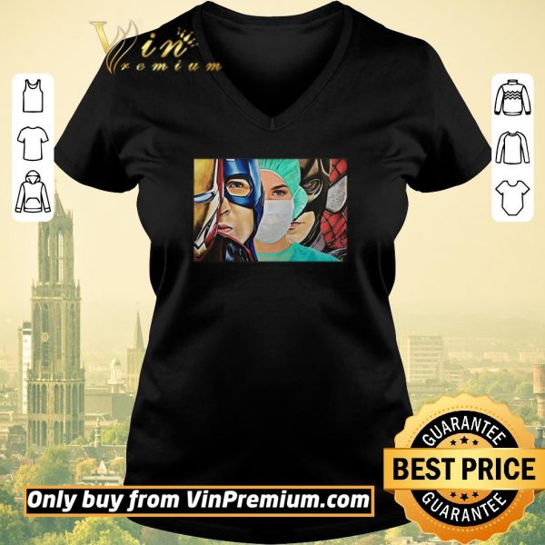 Hot Iron Man Captain Batman Spiderman Nurse Superhero shirt sweater
