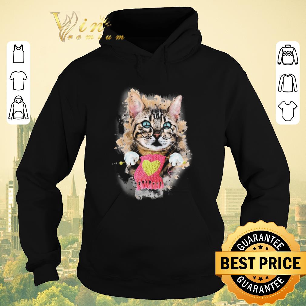Hot Quilting Crocheting Knitting Cat Grandma shirt sweater 4 - Hot Quilting Crocheting Knitting Cat Grandma shirt sweater