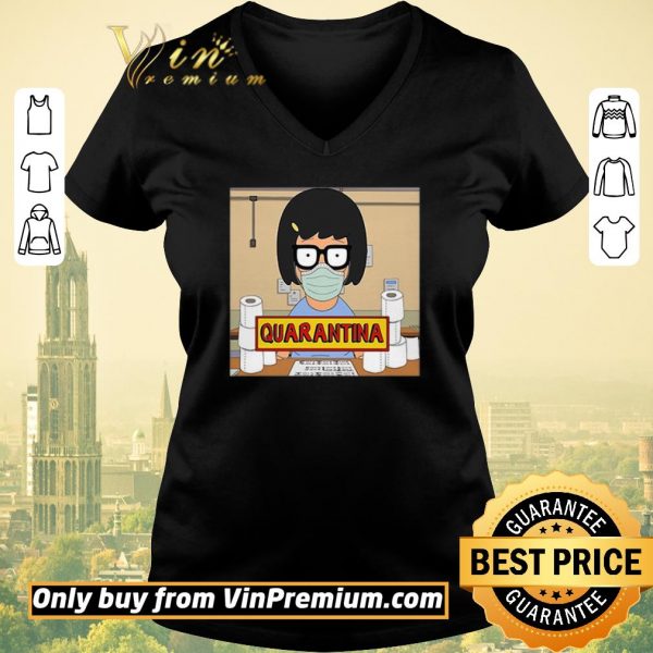 Hot Tina Belcher stay home stay safe quarantina toilet paper shirt sweater