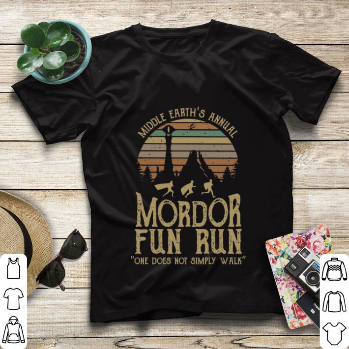 Hot Vintage Middle Earth s Annual Mordor Fun Run shirt 4 - Hot Vintage Middle Earth's Annual Mordor Fun Run shirt