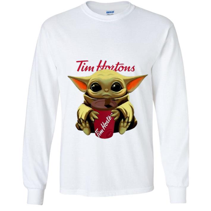 Nice Baby Yoda Hug Tim Hortons shirt 4 - Nice Baby Yoda Hug Tim Hortons shirt