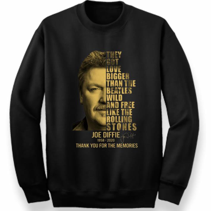 Nice Joe Diffie The Rolling Stones Thank You For The Memories Signature shirt 4 - Nice Joe Diffie The Rolling Stones Thank You For The Memories Signature shirt