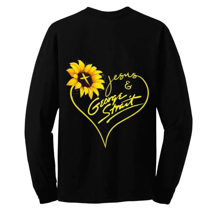 Nice Sunflower Jesus And George Strait shirt 4 - Nice Sunflower Jesus And George Strait shirt