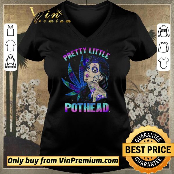 Official Girl Tattoo Marijuana Pretty Little Pothead shirt sweater