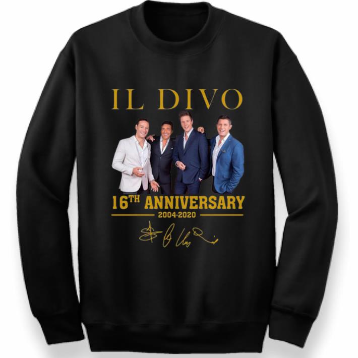 Original Il Divo 16th Anniversary 2004 2020 Signature shirt 4 - Original Il Divo 16th Anniversary 2004 2020 Signature shirt