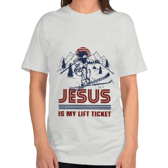 Premium Jesus Is My Lift Ticket Skiing shirt 4 - Premium Jesus Is My Lift Ticket Skiing shirt