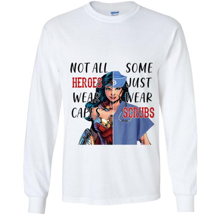 Premium Wonder Woman Nurse Not All Heroes Wear Capes Some Just Wear Scrubs shirt 4 - Premium Wonder Woman Nurse Not All Heroes Wear Capes Some Just Wear Scrubs shirt