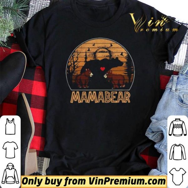 Mama Bear Vintage Sunset Mother Day shirt sweater
