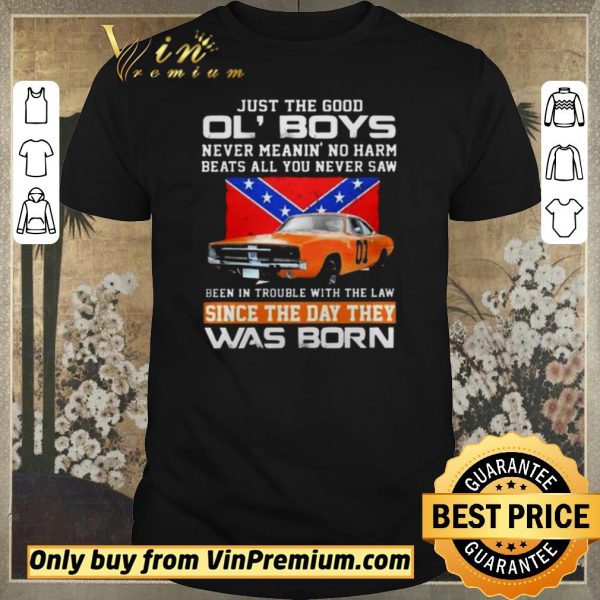 Premium Just the good Ol Boys never meanin no harm beats all you never saw been in trouble with the law shirt sweater