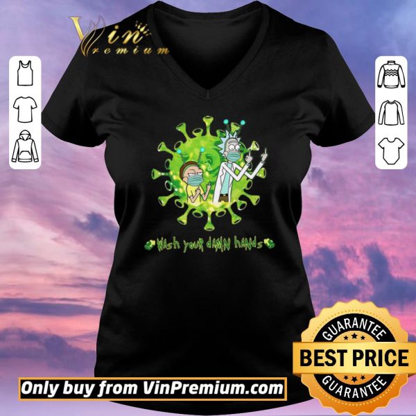Awesome Rick and Morty Wash hands damn hands shirt sweater