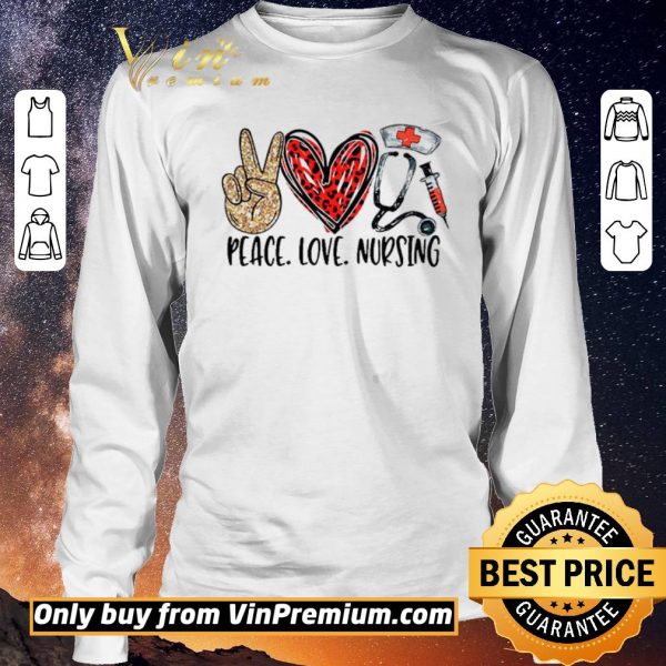 Hot Peace Love Nursing RN Love Nurse 2020 shirt sweater