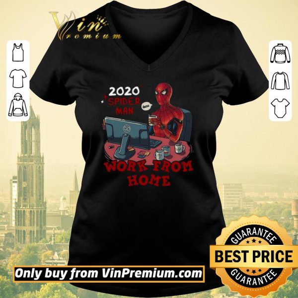 Funny 2020 spider man work from home shirt sweater