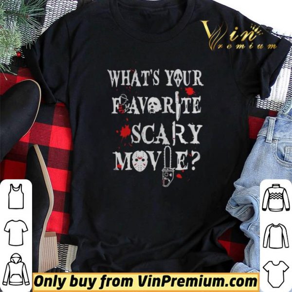Ghostface Whats Your Favorite Scary Movie shirt sweater